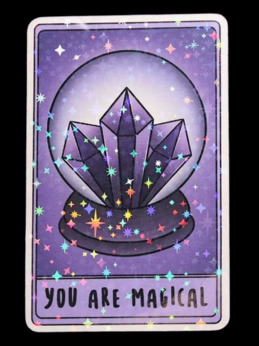 Sticker holographique "You Are Magical"