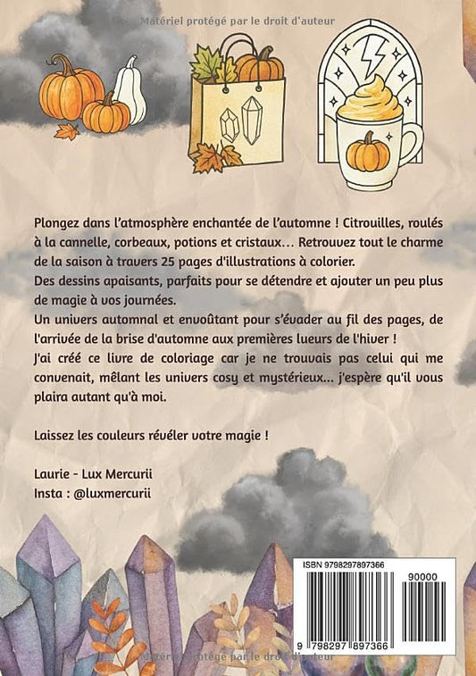 Brumes Magiques d'Automne - cahier de coloriage