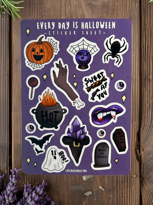 Planche stickers Halloween