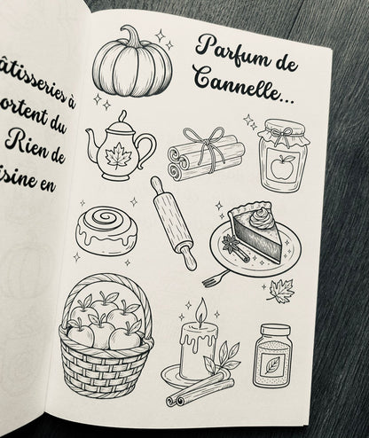 Brumes Magiques d'Automne - cahier de coloriage