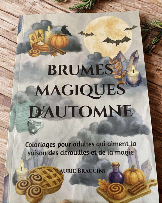 Brumes Magiques d'Automne - cahier de coloriage