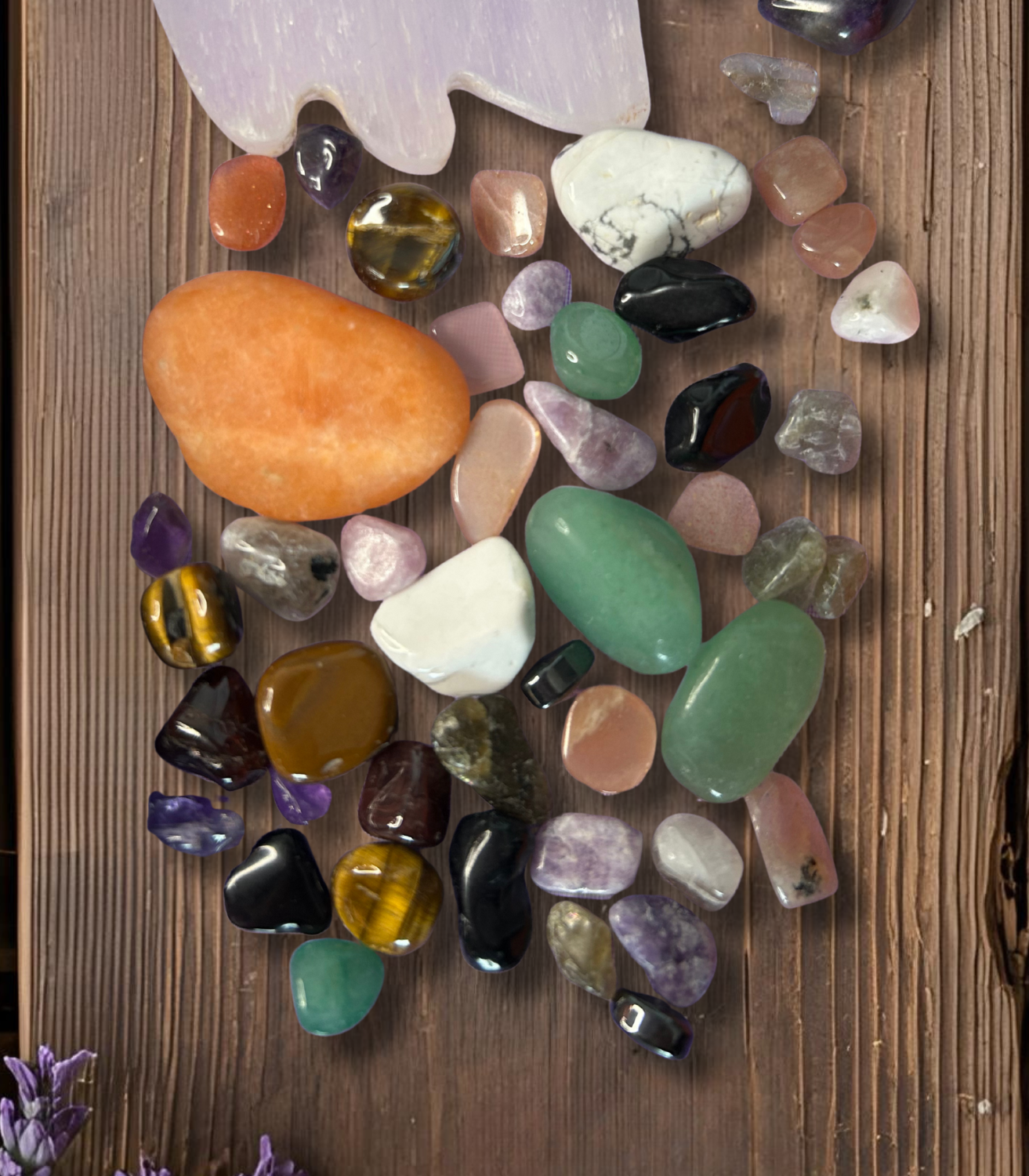 Set cadeau cristaux et bougies Halloween