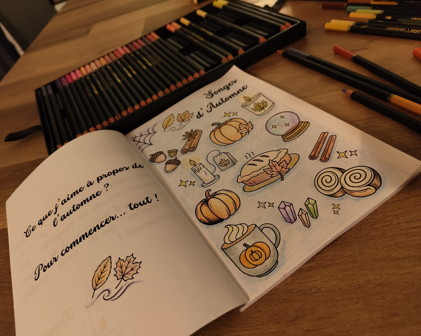 Brumes Magiques d'Automne - cahier de coloriage