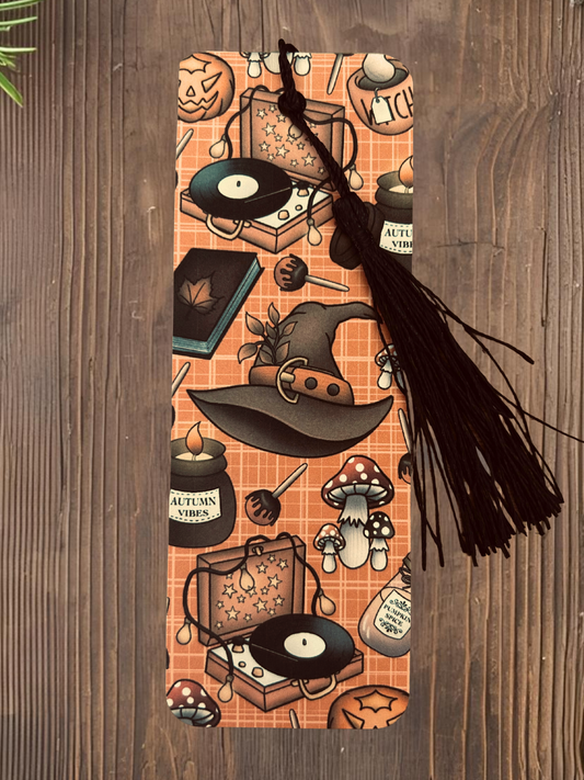 Marque Page Sorcière d'Automne