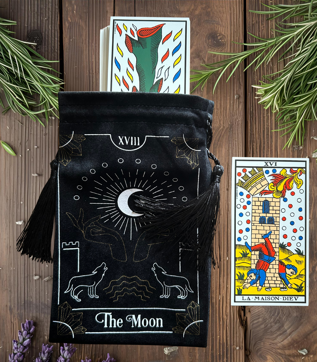Housse pour cartes oracles ou Tarot