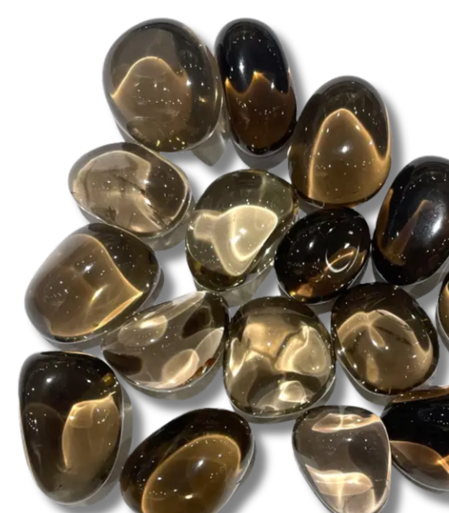 Quartz fumé - 3 pièces