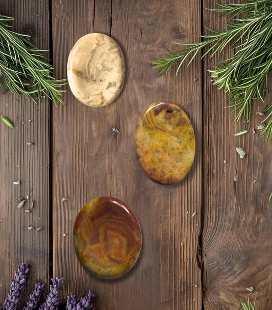 Pierre pouce "worry stone" crazy agathe